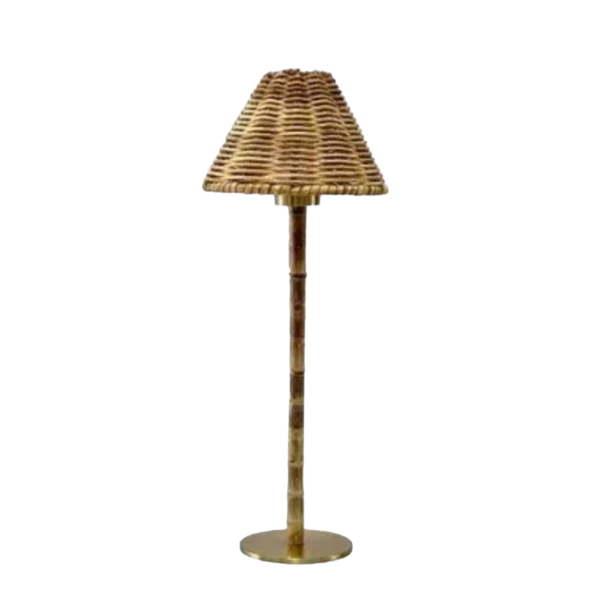 Rattan + Bamboo Luxury Touch Lamp