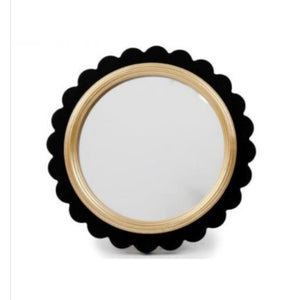 Scalloped Edge Mirror
