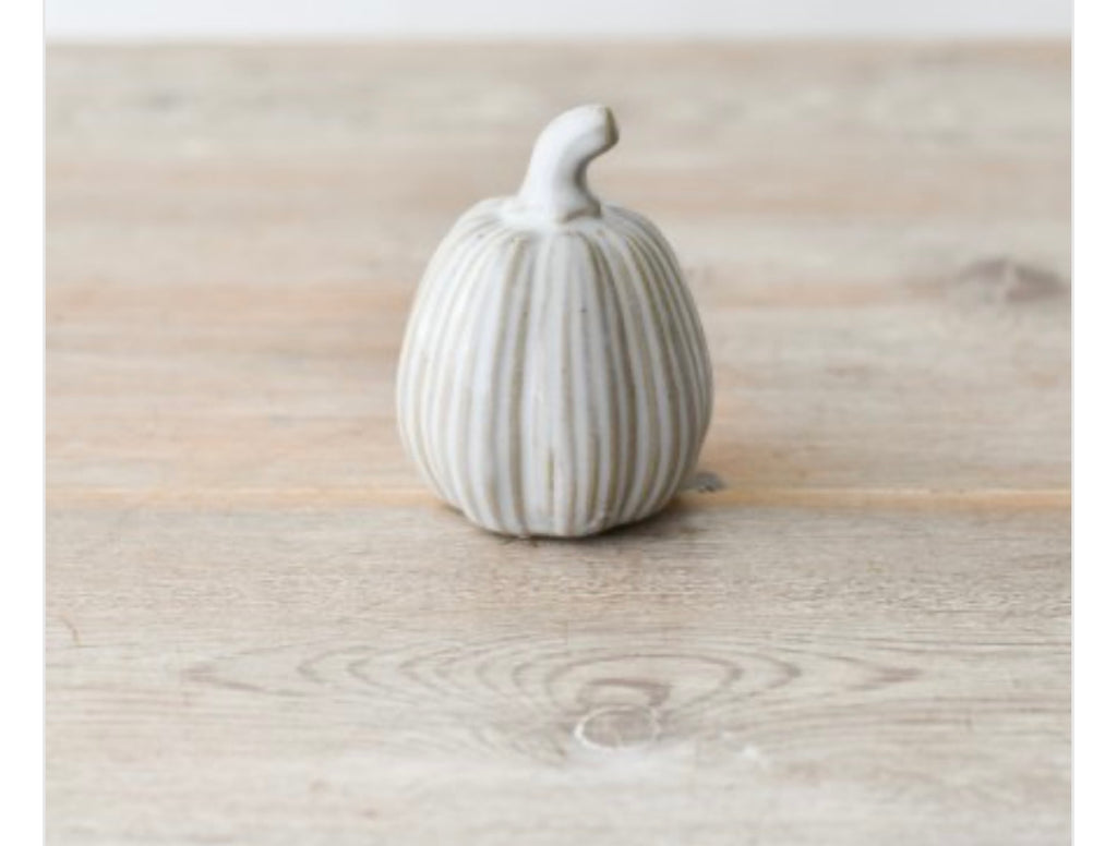 Ceramic Glazed Pumpkin 8cm