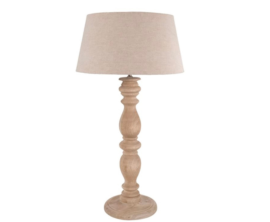 Wooden Tall Lamp