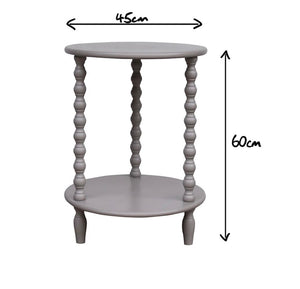 Bobbin Grey Round Table