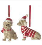 Christmas Dog Decoration x 2