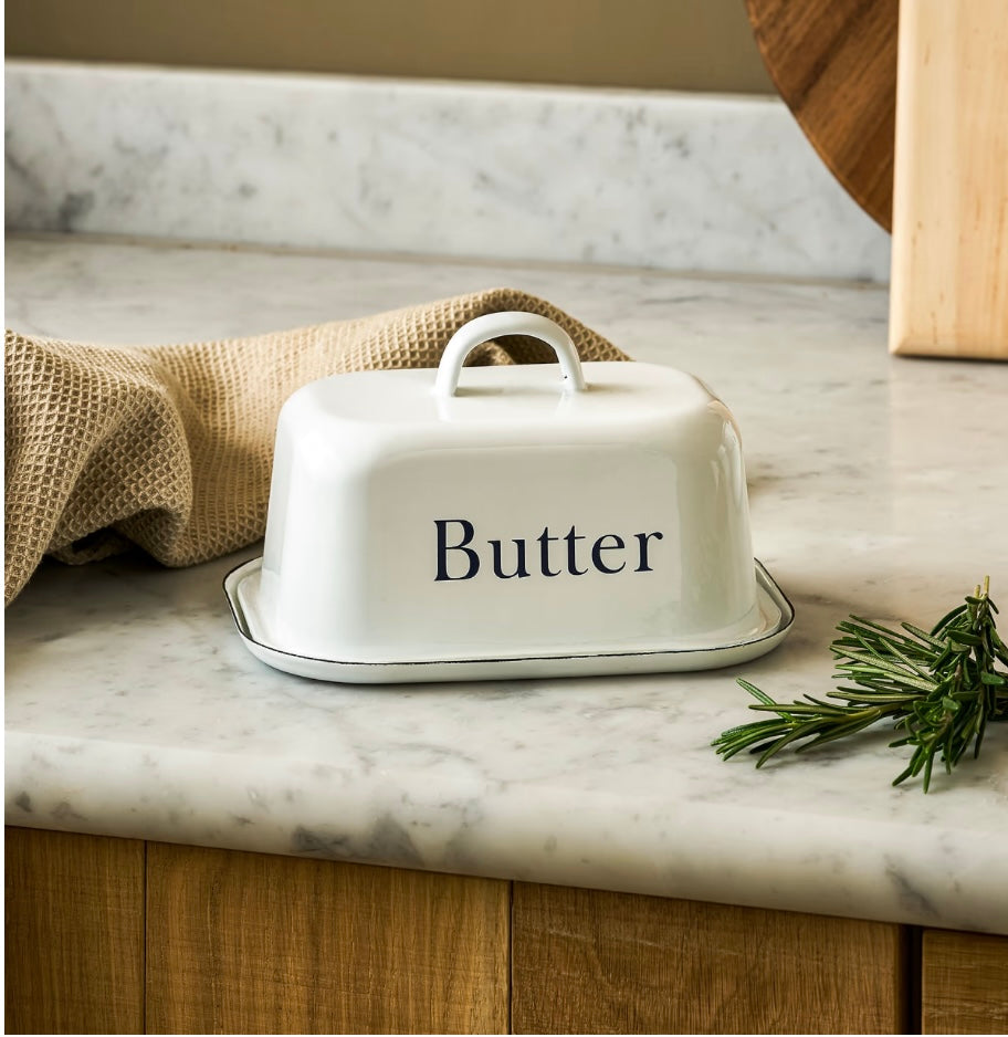 Butter Dish - Enamel