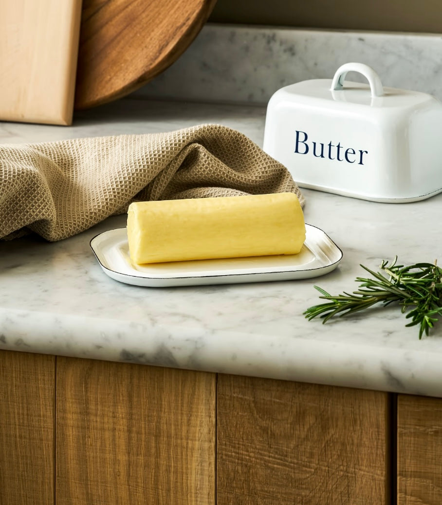 Butter Dish - Enamel