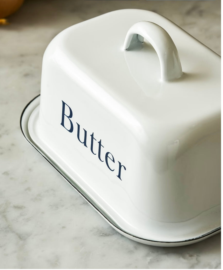 Butter Dish - Enamel