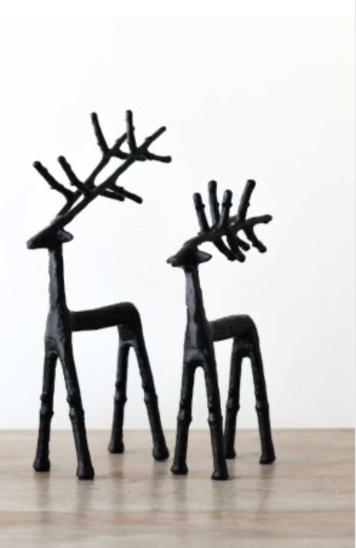 Black Iron Deer Large