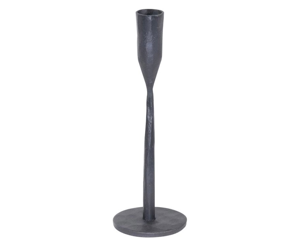 Hammered Iron Candlestick