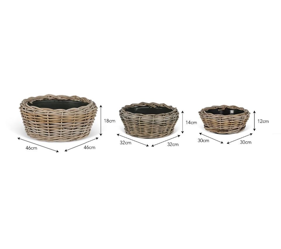 Drypots in Rattan