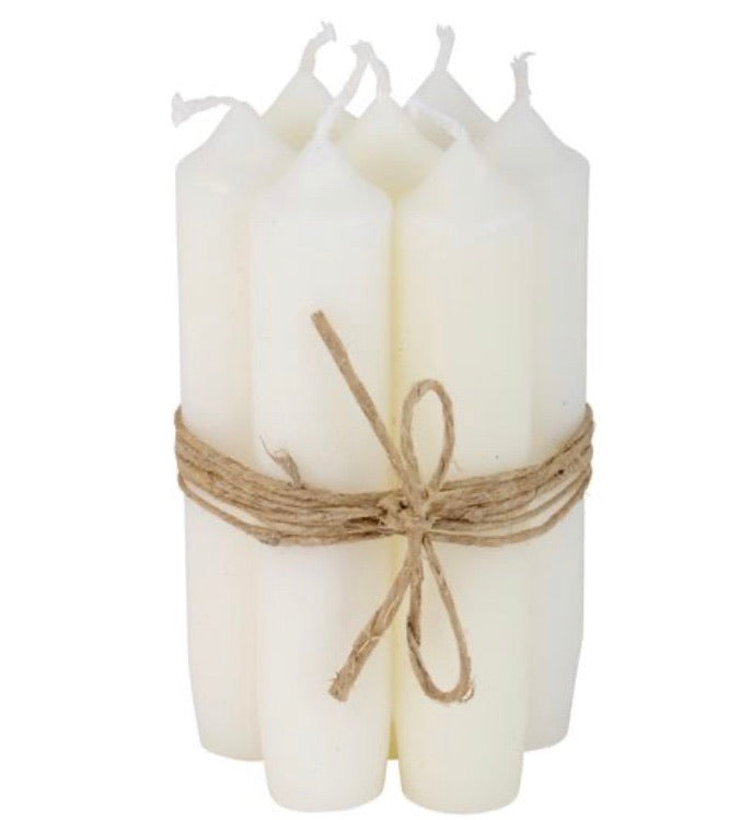 Dinner Candle Bundle - White