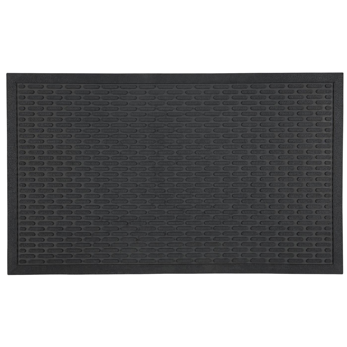 Doormat rubber with oblong pattern
